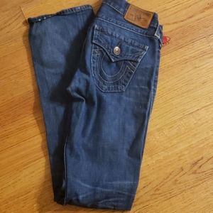 True Religion women blue jeans.